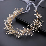 Fairytale pearls handmade bridal headpieces