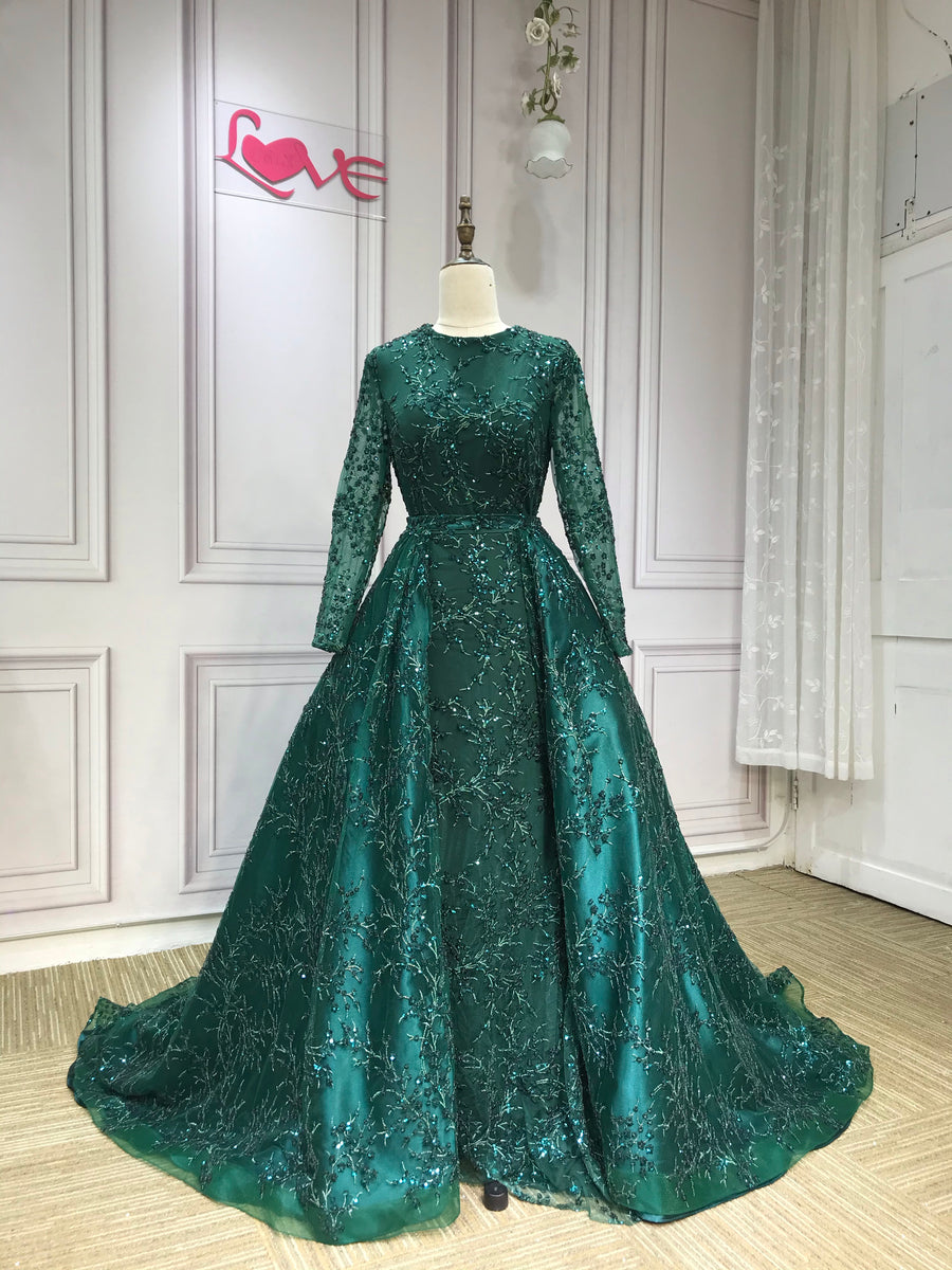 Memaid Lace Dresses with Sweep Train Mint Green Plus Size