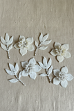 Handmade embroidery beaded 3D flowers for dresses designs embellishments ,decoration ,as DIY gifts
