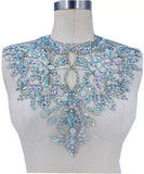 Handmade embroidery beaded rhinestones for dresses designs embellishments ,decoration ,as gifts