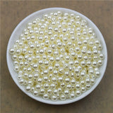 DIY pearls beads,fake pearls beads,handcrafts pearls beads 40 g (Size 3mm,4mm,6mm,8mm and 10mm,12mm,14mm)