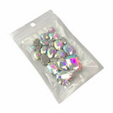 DIY rhinestones beads ,handmade accessories , glass kind rhinestones for handcrafts,beading work crystals beads 30g(mixed size)