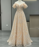 Gorgeous glitter blush pink light blue prom birthday graduation dresses with detachable sleeves personalized 2025 Autumn