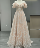 Gorgeous glitter blush pink light blue prom birthday graduation dresses with detachable sleeves personalized 2025 Autumn