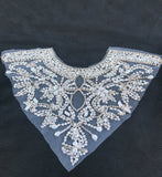 Handmade embroidery beaded rhinestones for dresses designs embellishments ,decoration ,as gifts