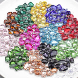 DIY rhinestones beads ,handmade accessories , glass kind rhinestones for handcrafts,beading work crystals beads 30g(mixed size)