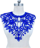 Handmade embroidery beaded rhinestones for dresses designs embellishments ,decoration ,as gifts