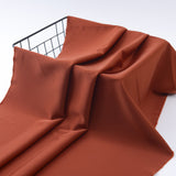 Custom made stretchy silk satin  fabric bridesmaids dresses in terracotta color