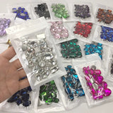 DIY rhinestones beads ,handmade accessories , glass kind rhinestones for handcrafts,beading work crystals beads 30g(mixed size)