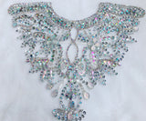 Handmade embroidery beaded rhinestones for dresses designs embellishments ,decoration ,as gifts