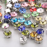 DIY rhinestones beads ,handmade accessories , glass kind rhinestones for handcrafts,beading work crystals beads 30g(mixed size)