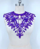 Handmade embroidery beaded rhinestones for dresses designs embellishments ,decoration ,as gifts