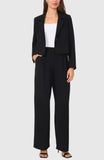 Short kind Tailored Suit Jacket Blazer with Pants