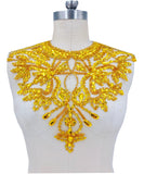 Handmade embroidery beaded rhinestones for dresses designs embellishments ,decoration ,as gifts