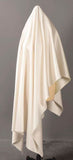 Off white cream color silk satin simple a line prom dress wedding dress