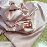 Matte satin tea length burgundy emerald green beige black navy long sleeves maxi prom dress for muslim fashion wedding occasions