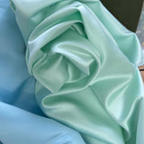 Matte satin tea length burgundy emerald green beige black navy long sleeves maxi prom dress for muslim fashion wedding occasions