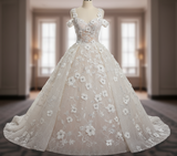 Handmade beaded rhinestones pearls 3D flowers for dresses designs embellishments ,decoration ,as DIY gifts