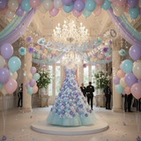 Handmade embroidery beaded 3D flowers for dresses designs embellishments ,decoration ,as DIY gifts, mixed size and color