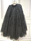 black ball half skirt prom dress - Anna's Couture Dresses