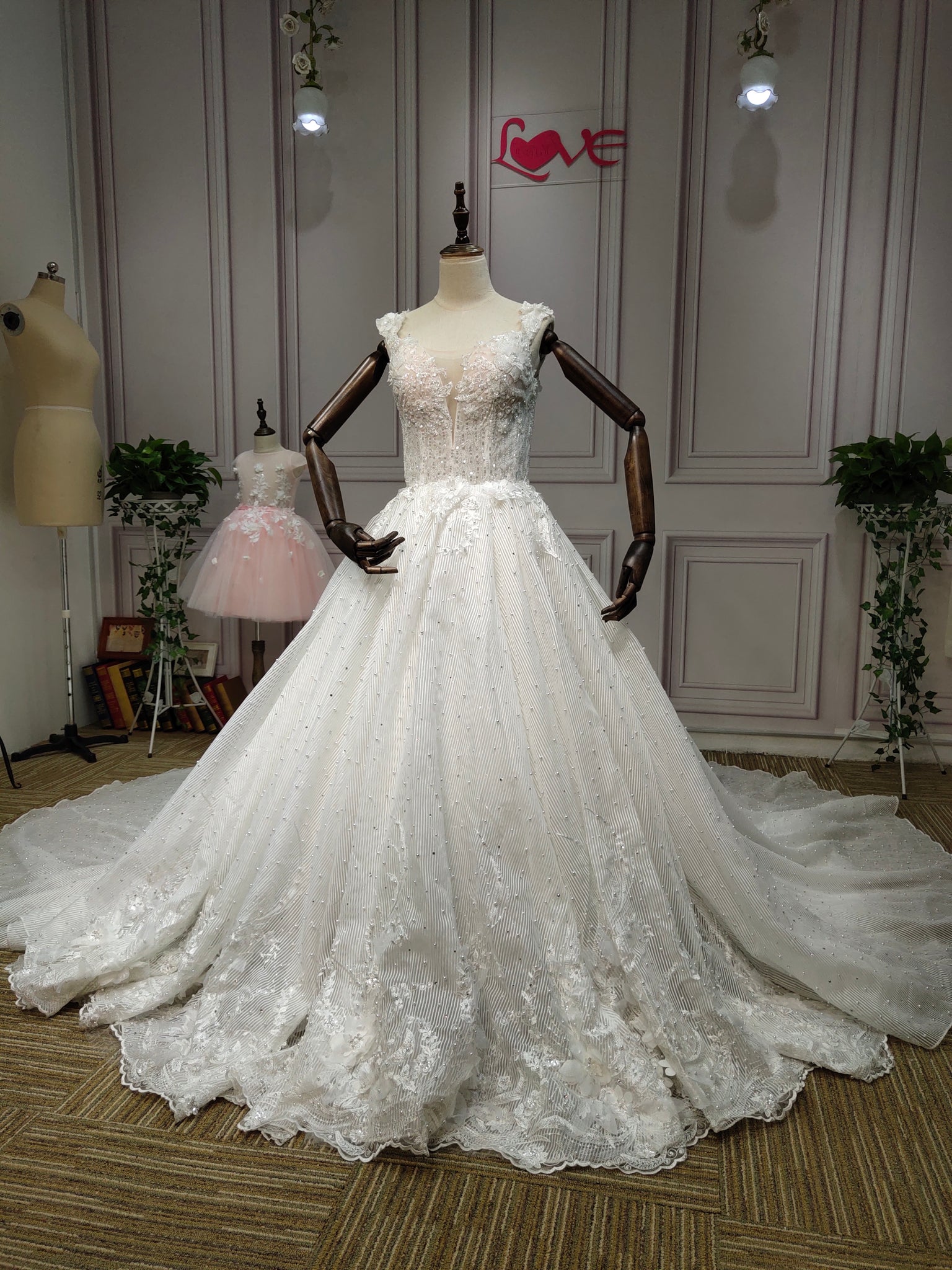 swarovski crystal beaded dress C2023-BG8