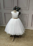 Ivory lace tutu little flower girl dress dresses best seller 2019 - Anna's Couture Dresses