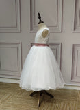 Ivory lace tutu little flower girl dress dresses best seller 2019 - Anna's Couture Dresses