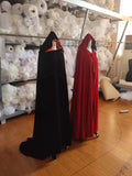 Bride wedding accessories velvet cloak with hood