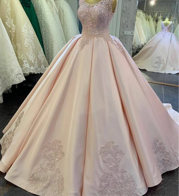 Pale pink ball 2024 gown