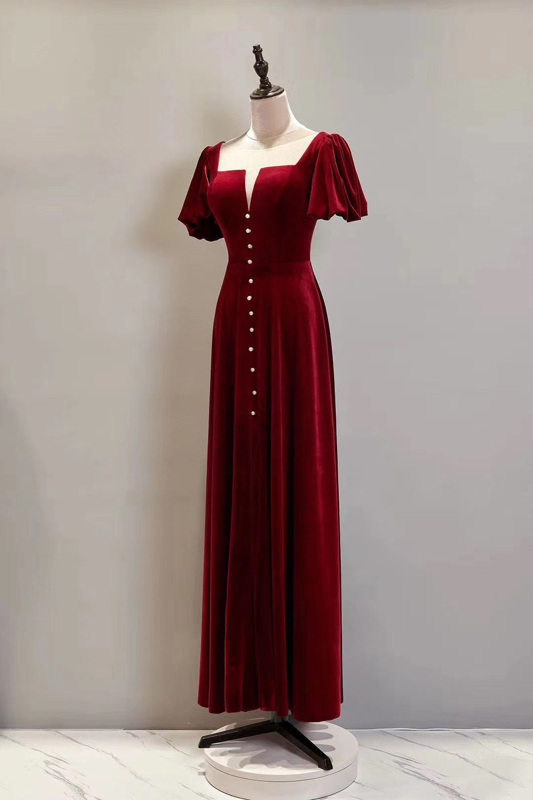Chic red semi formal prom dress 2021 – Anna's Couture Dresses