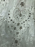 Sweetheart off shoulder lace appliqués rhinestones crystals beaded ball gown wedding dress 2020
