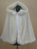 Christmas gift red white black winter wedding accessories fur jacket with hoop