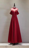 Chic red semi formal prom dress 2021