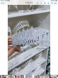 Crystals handmade bridal tiara