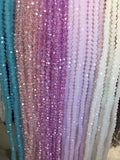 DIY crystals beads ,bulk crystals, glass kind crystals for handcrafts,beading work crystals beads 30 g(Size 3mm,4mm,6mm,8mm)