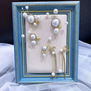 Chic vintage pearls handmade bridal headpieces