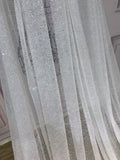 Sparkling 5 meters length ivory glitter bridal wedding veil 2020