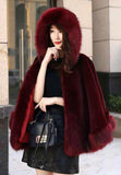 Christmas gift red white black winter wedding accessories fur jacket with hoop