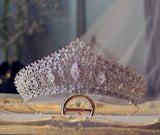 Crystals handmade bridal tiara crown