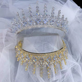 Crystals handmade bridal tiara