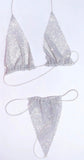 Crystals sexy sparkling blingbling net fabric