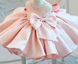 Little baby girl toddlers pink green ivory white tutu party dress - Anna's Couture Dresses