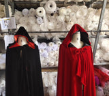 Bride wedding accessories velvet cloak with hood