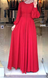 Long sleeves cape Muslim fashion prom dresses 2020